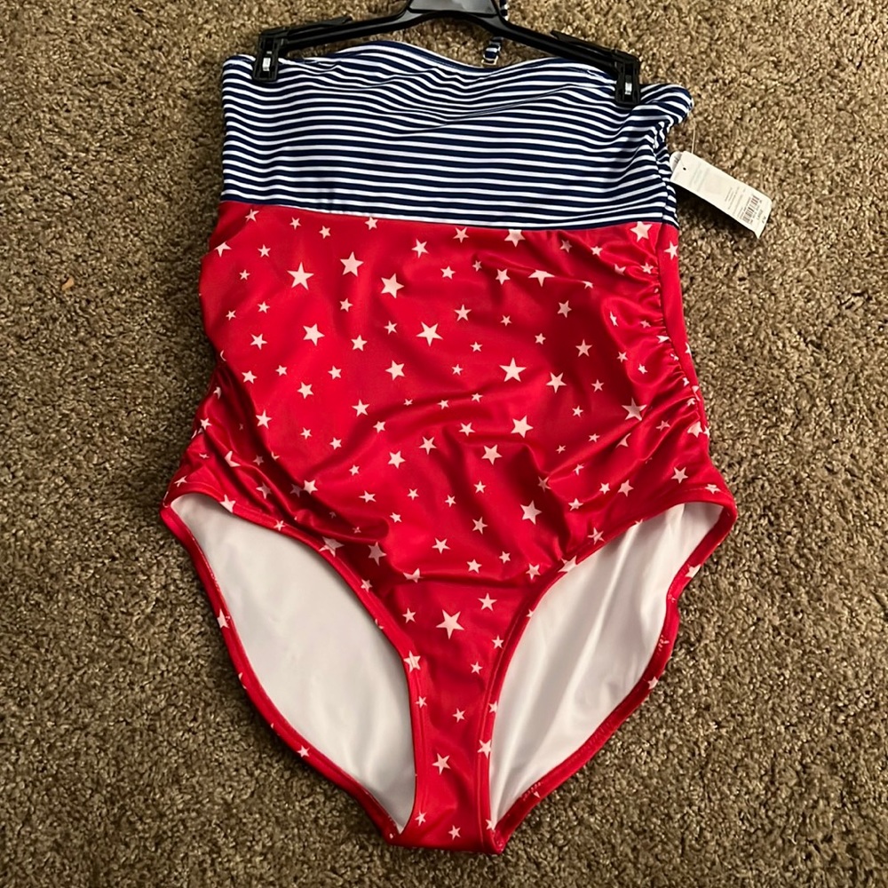 American Flag bathing suite